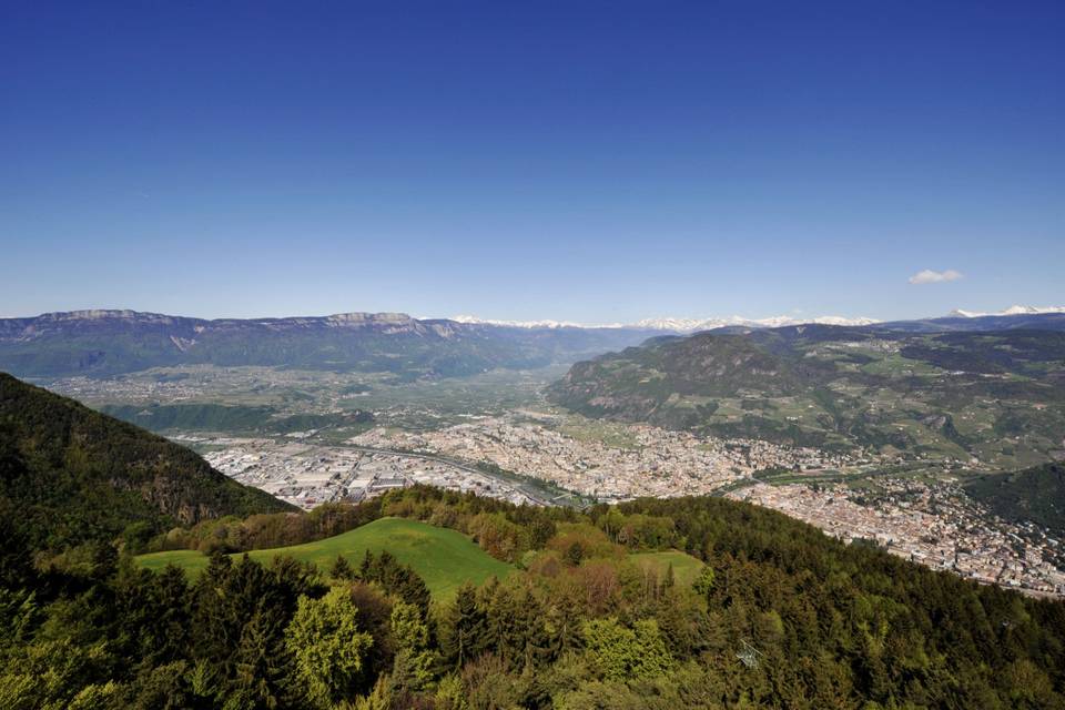 La vista dalla veranda