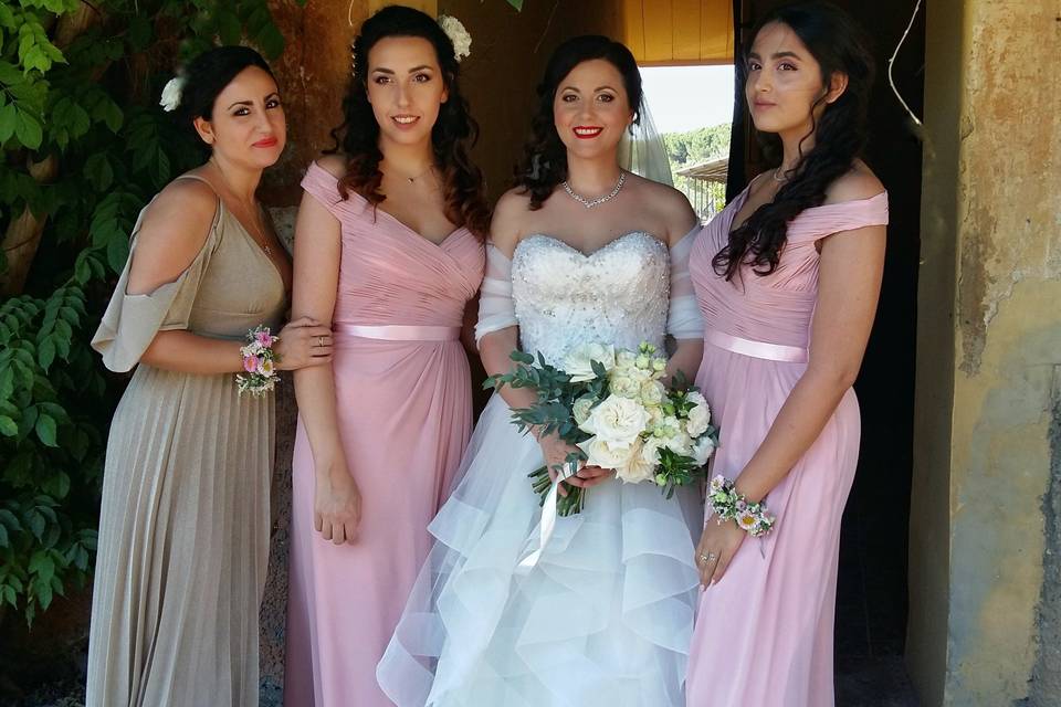 Trucco e acconciatura sposa e