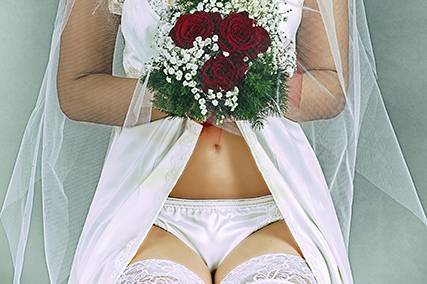 Shooting lingerie sposa