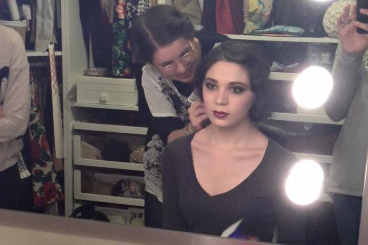 Backstage shooting  sposa