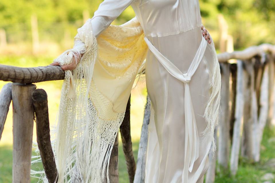 Shooting sposa retrò