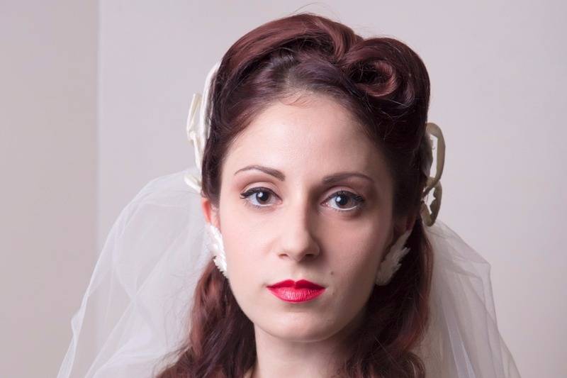 Shooting sposa retrò