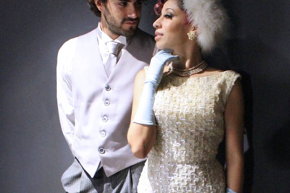 Sfilata moda sposa retrò