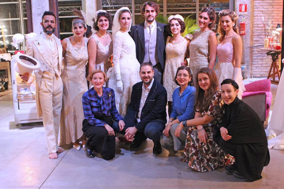 Sfilata moda sposa retrò