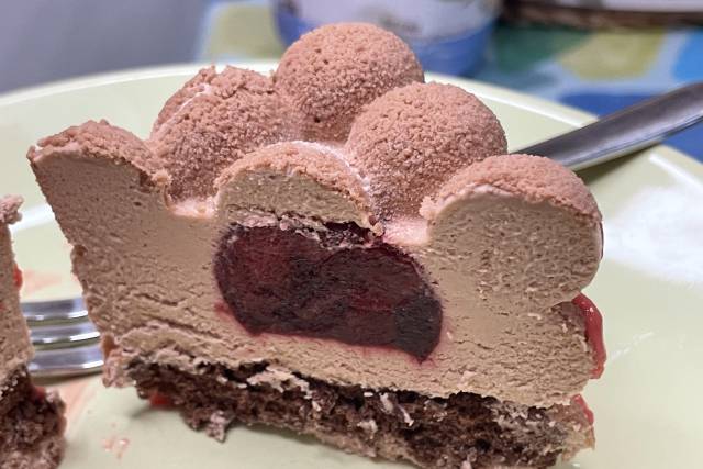 Mousse cioccolato fondente e amarene