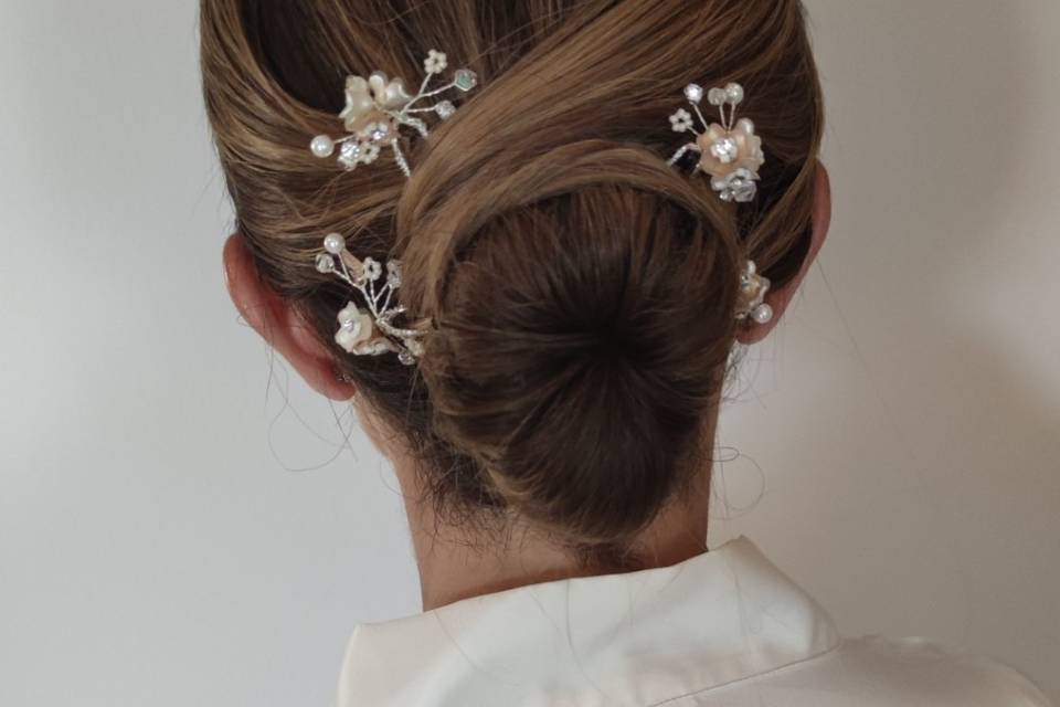 Chignon e gioelli