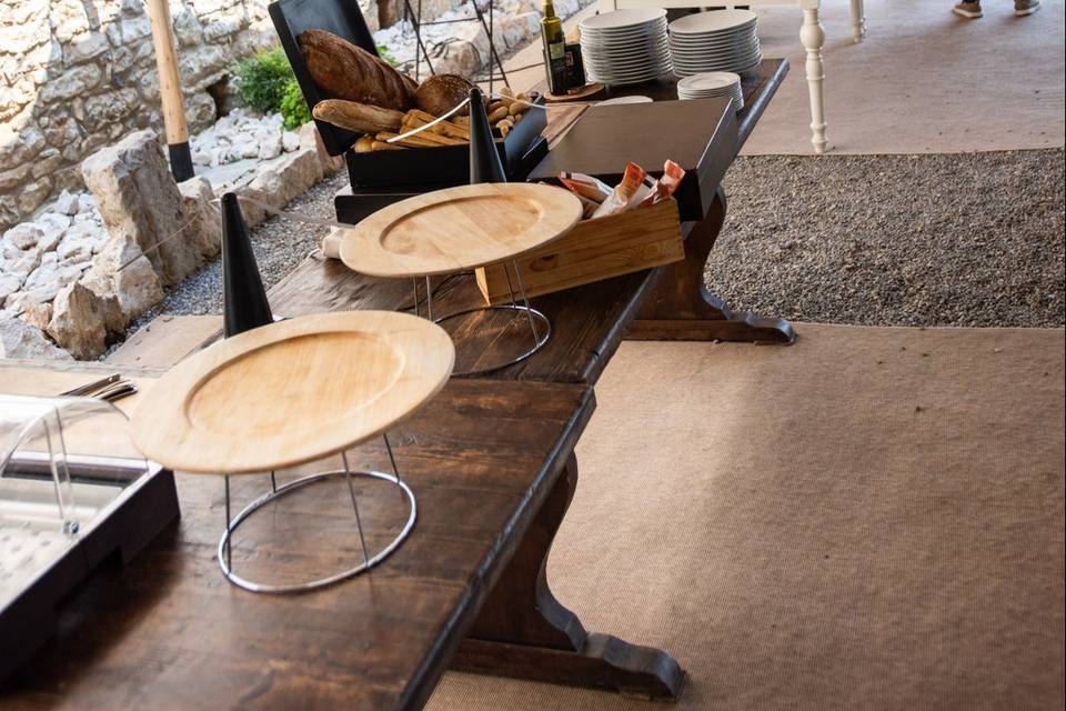 Buffet tendone