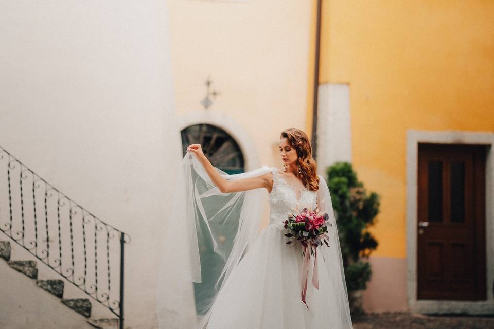 Abito da sposa come una favola