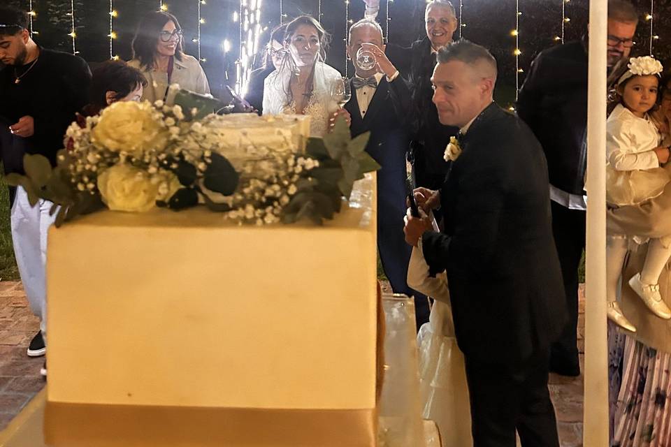 Wedding taglio torta