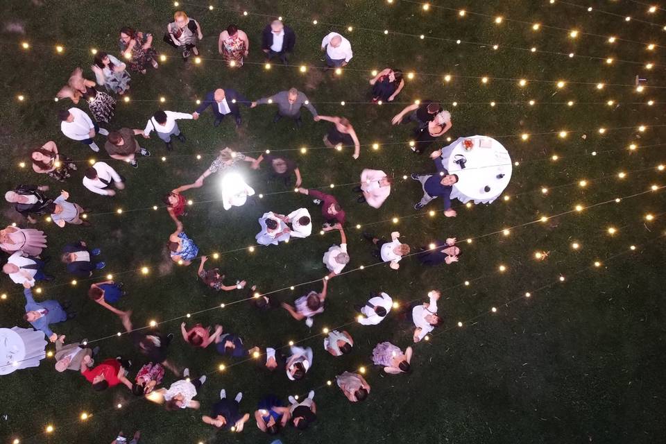 Festa ripresa dal drone