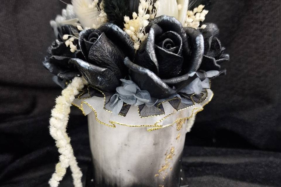 Mini bouquet vaso alto