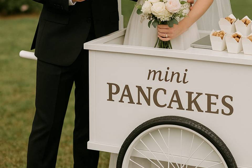 Banchetto pancake sposi