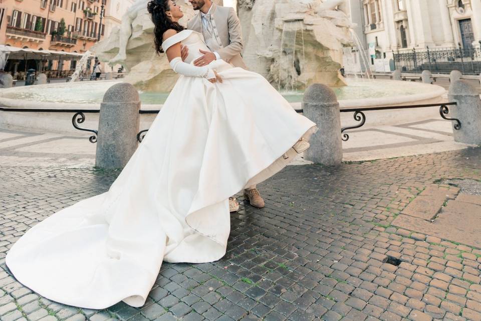Elopement a Piazza Navona