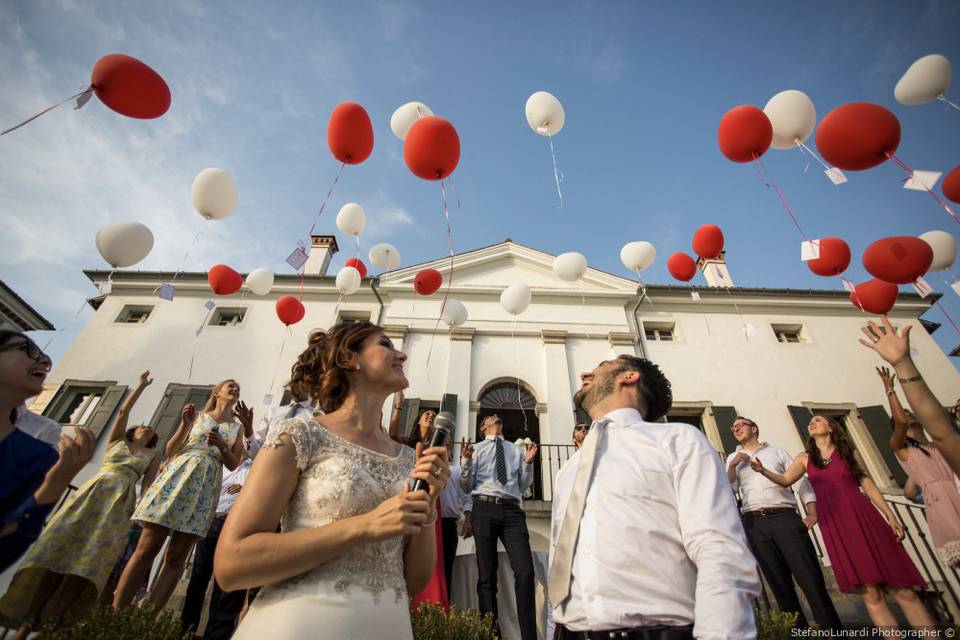 Palloncini matrimonio