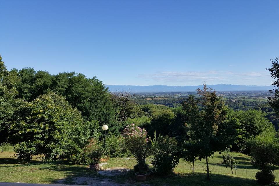 Panorama dal terrazzo