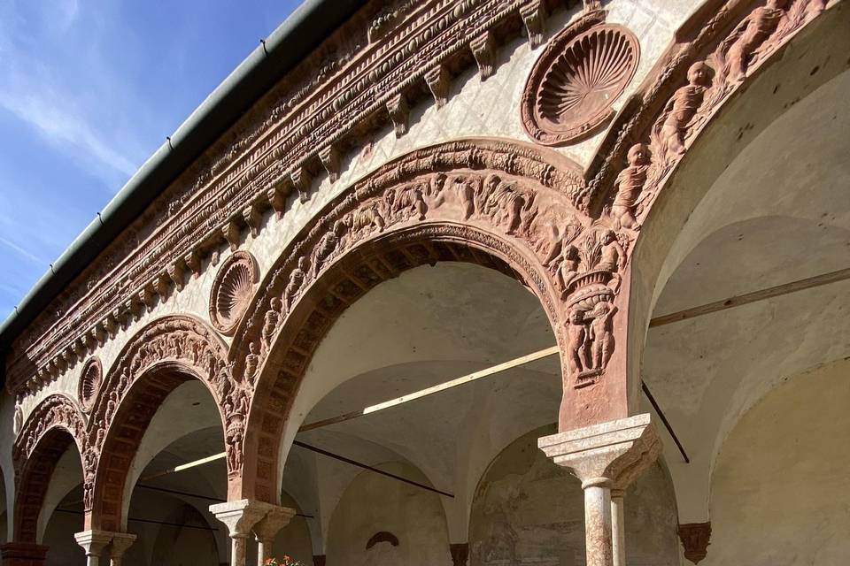 Chiostro Chiesa Pavia