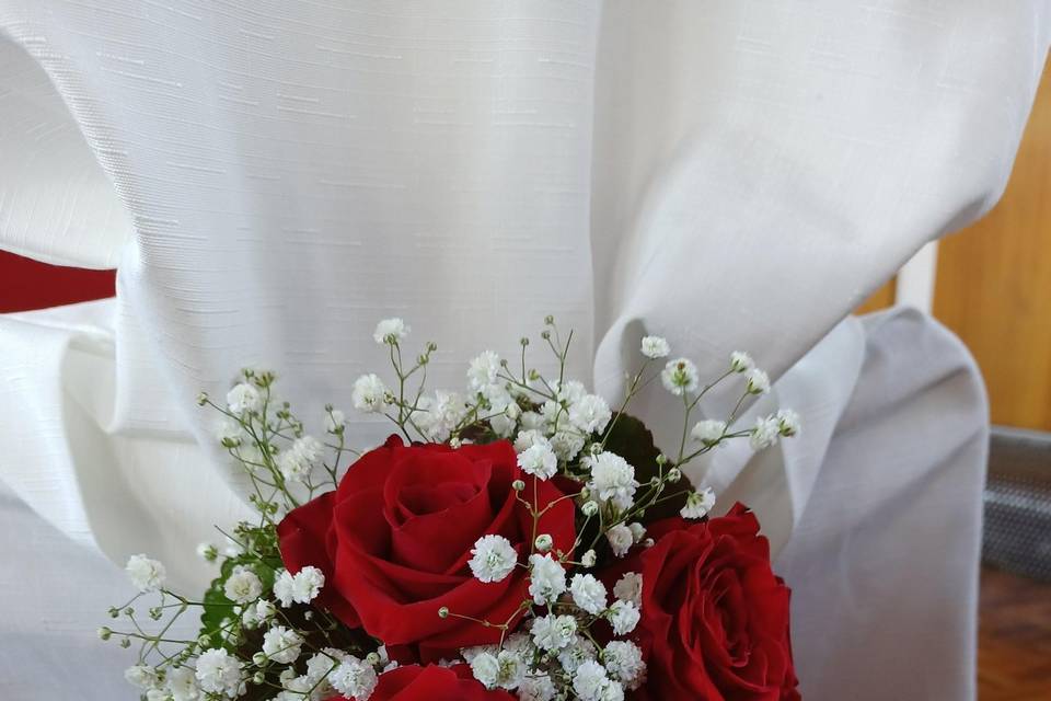 Bouquet sedia sposi