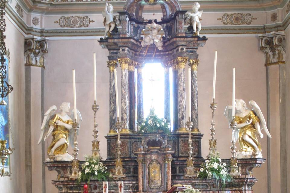 Chiesa Bardello ( va ) altare
