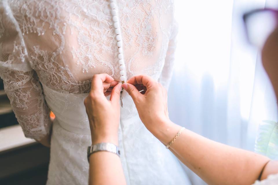 Preparazione sposa