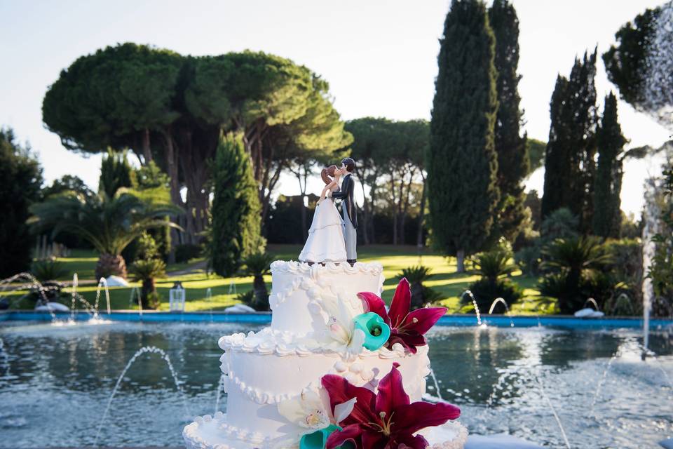 Torta a Villa Dino