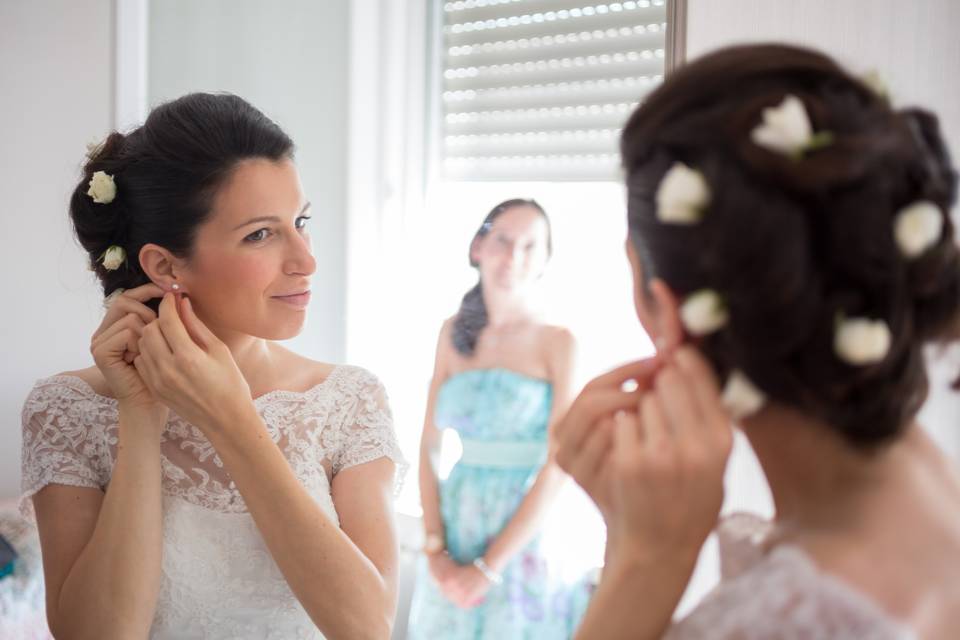 Preparazione sposa