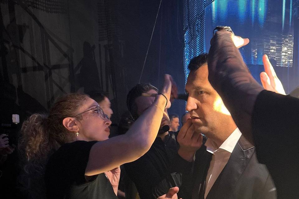 Backstage Pio e Amedeo