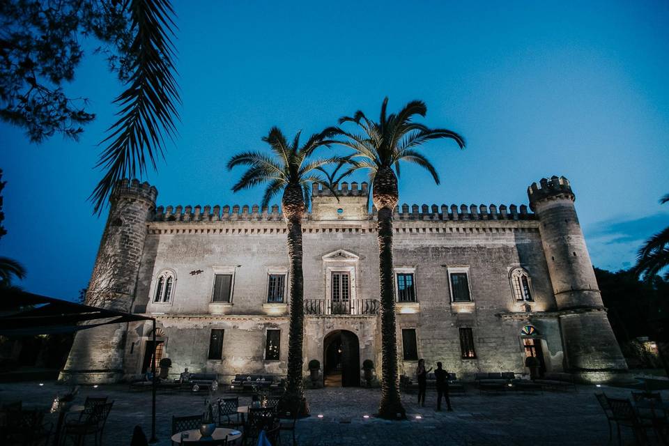 Castle outdoor dinner