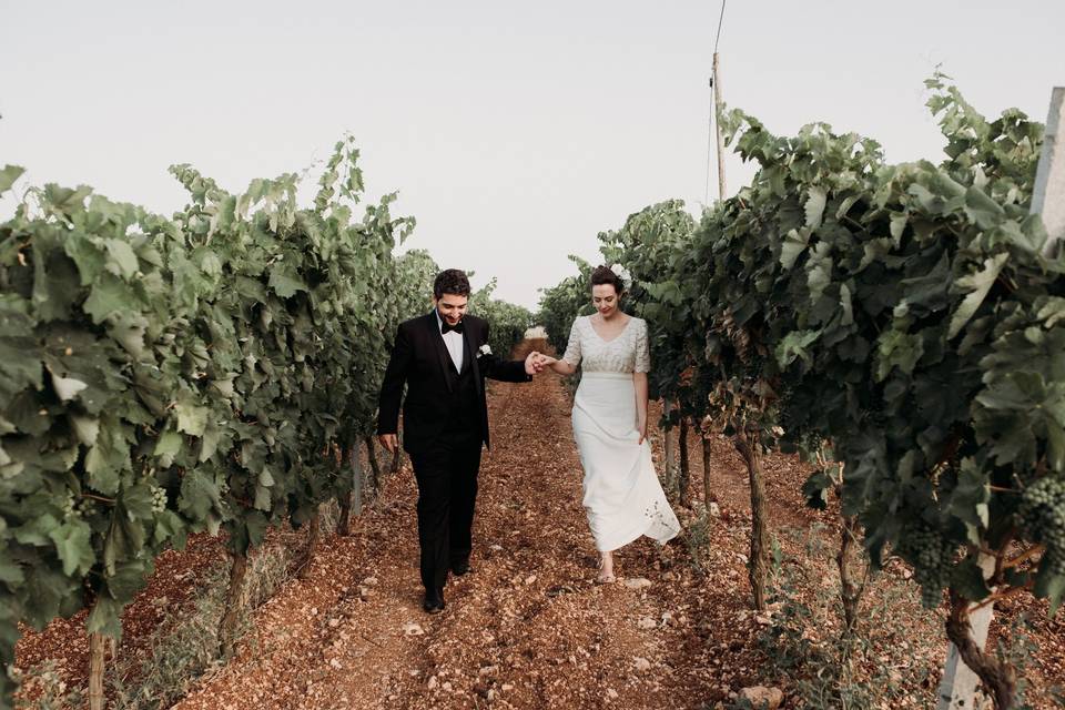 Vineyard wedding