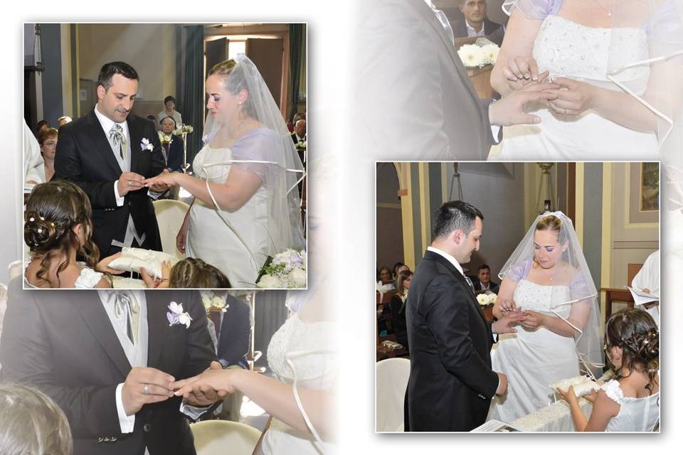 Matrimonio scambio fedi