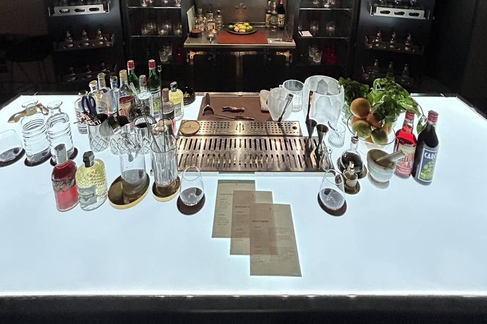 Allestimento bar Mi per evento