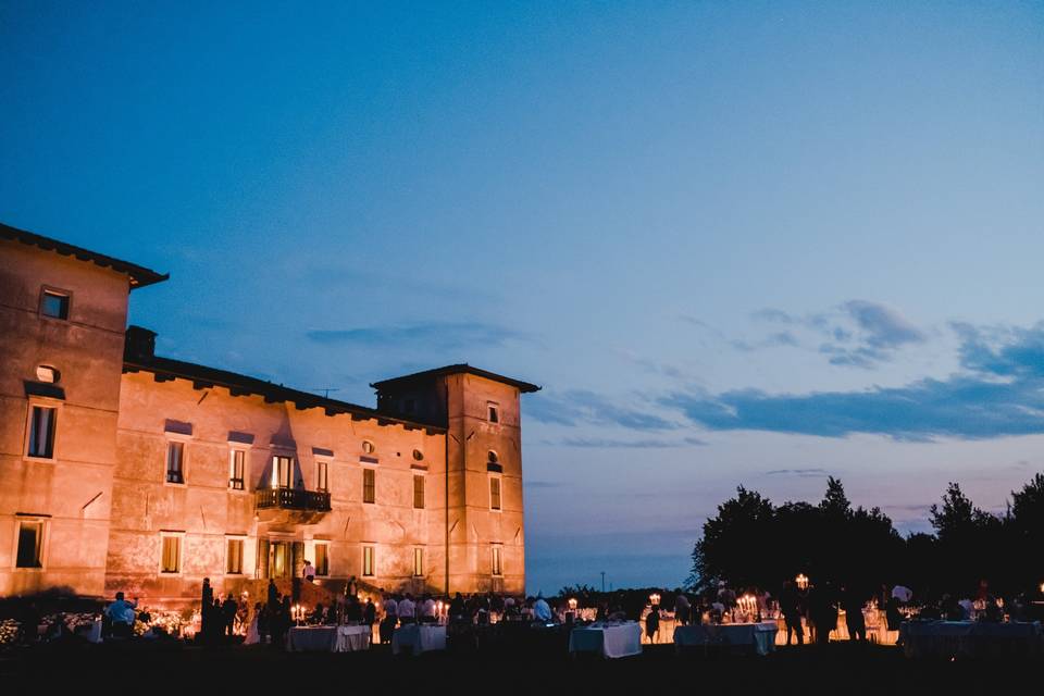 Cena in giardino