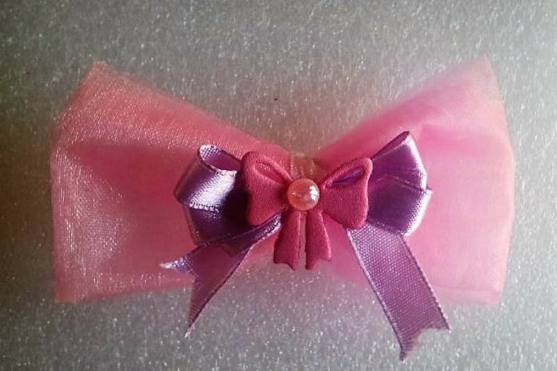 Sacchetto in tulle con fiocco