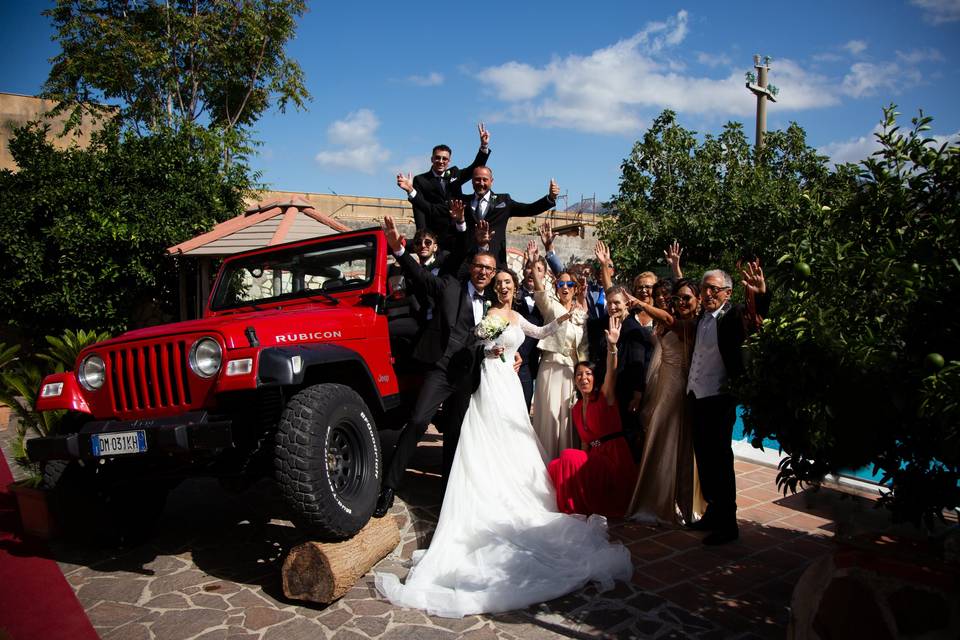 Jeep wedding