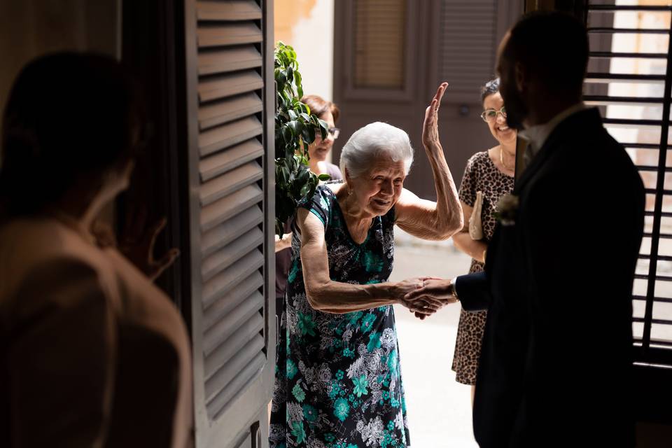 Foto nonna matrimonio