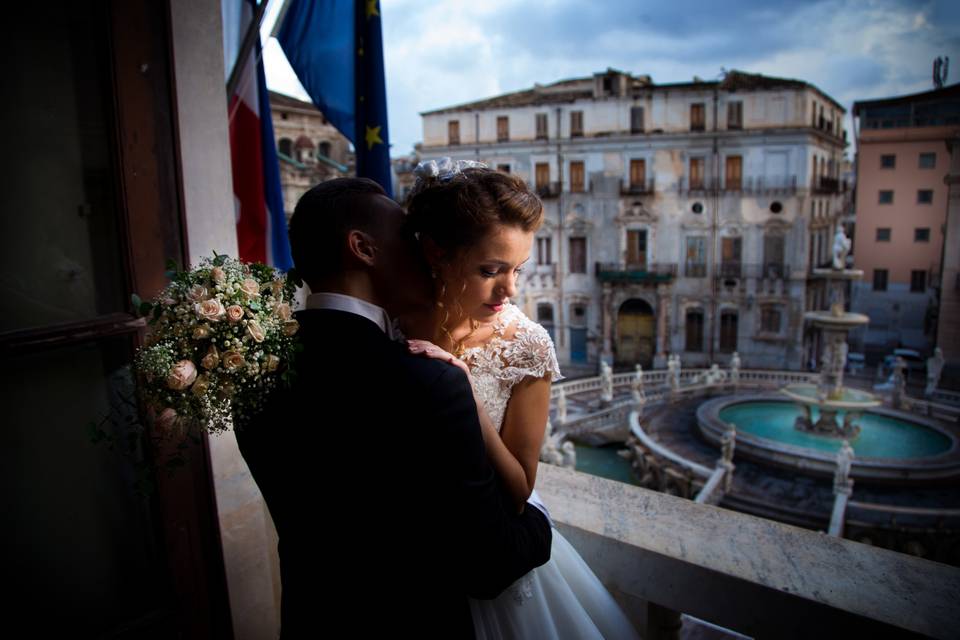 Piazza pretoria wedding