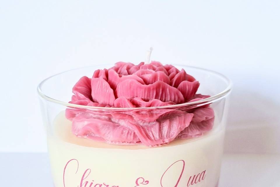 Candela in cera di soia