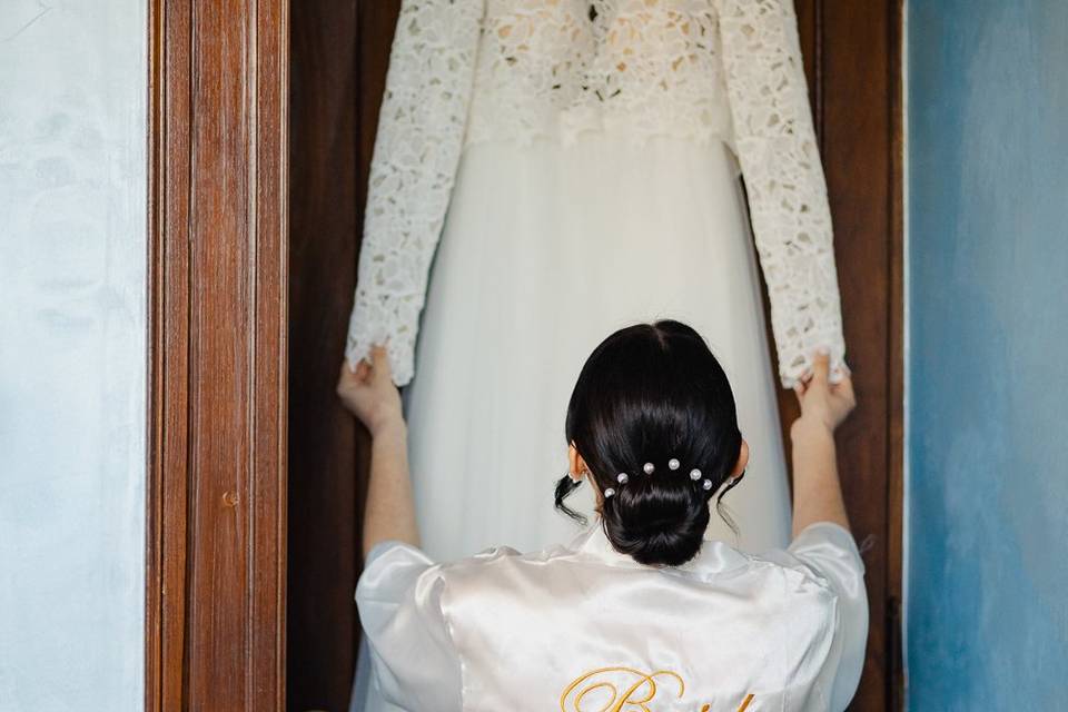 Preparazione sposa