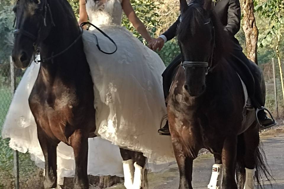 Matrimonio a cavallo