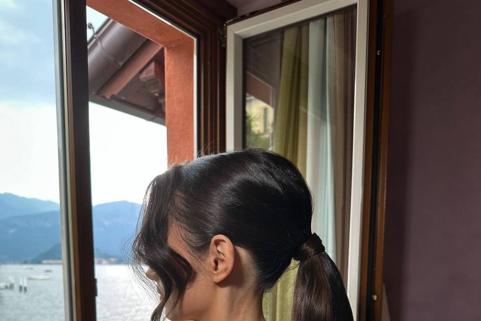 Timeless hairstyle Lake Como