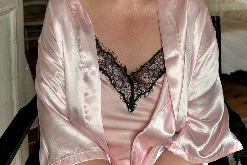 Radiant bridal look