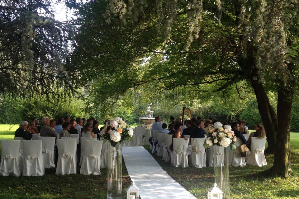 Celebrazione rito giardino