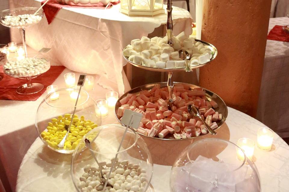 Tavolo confettata