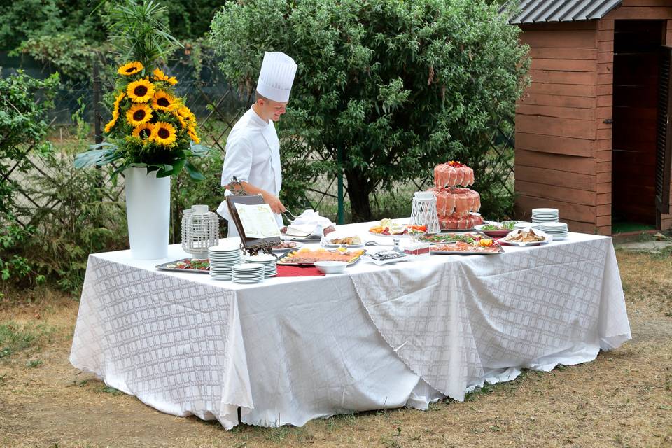 Aperitivo in giardino