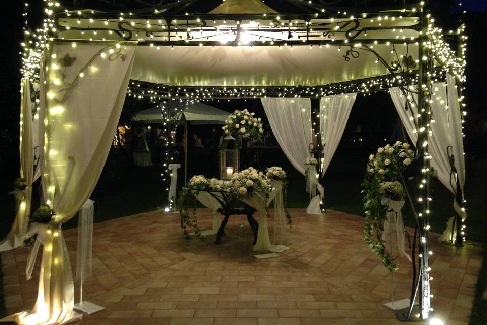 Gazebo illuminato