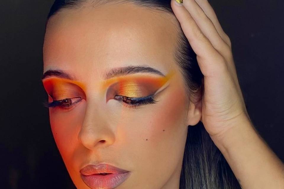 Colorful make-up