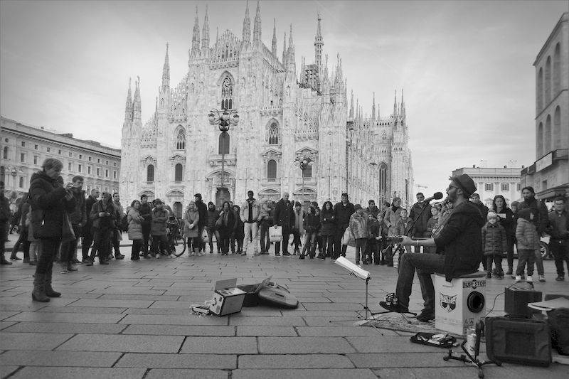 Street Live in Milano Duomo