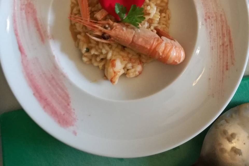 Carnaroli agli Scampi