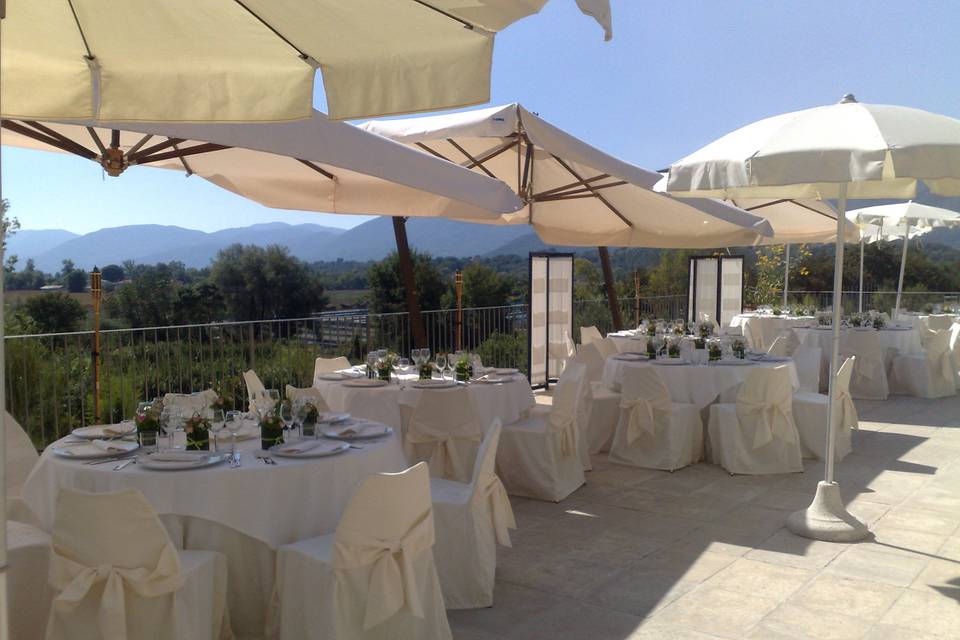 Matrimonio in terrazza