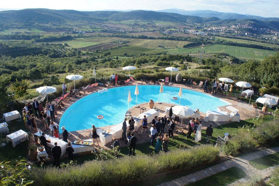 Buffet piscina