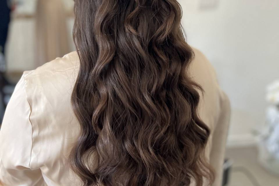 semiraccolto sposa